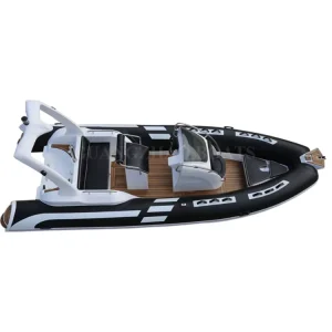 Yacht Sport Rigid Hull in Fibra di Vetro Gonfiabile da 19FT 580 con Rimorchio Opzionale e Motore Inboard