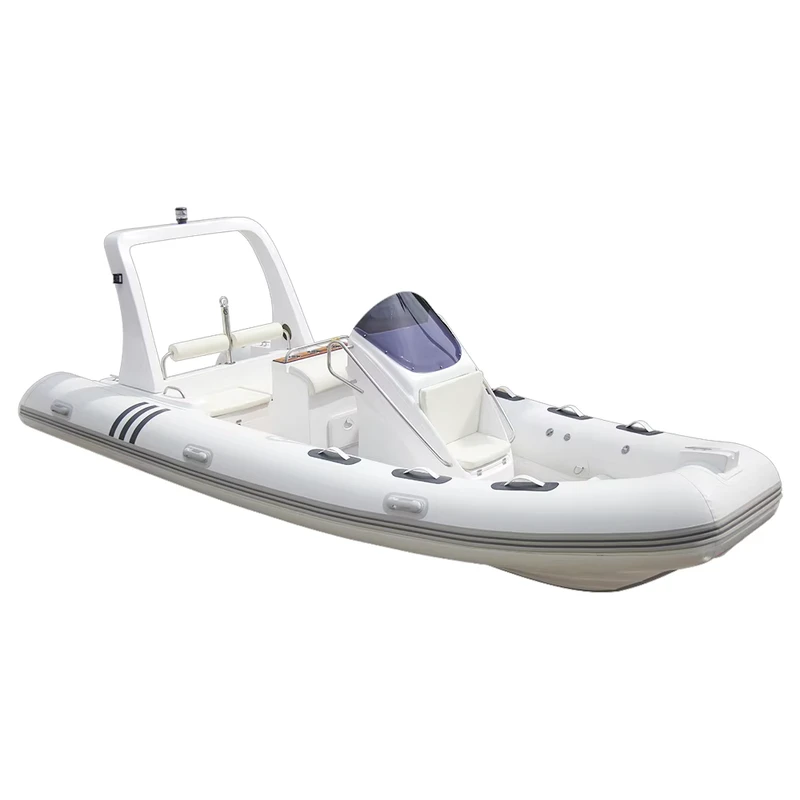 Iate Esportivo de 19 Pés em PVC/EVA, Caiaque RIB 580 com Casco em Fibra de Vidro, Tender Inflável para Pesca Hypalon/Orca à Venda, RHIB Disponível para Compra