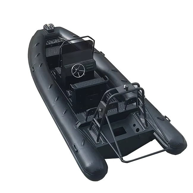 قارب كاياك قابل للنفخ من الألمنيوم الصلب بطول 19 قدم RHIB 580 هيبالون/ بولي فينيل كلوريد