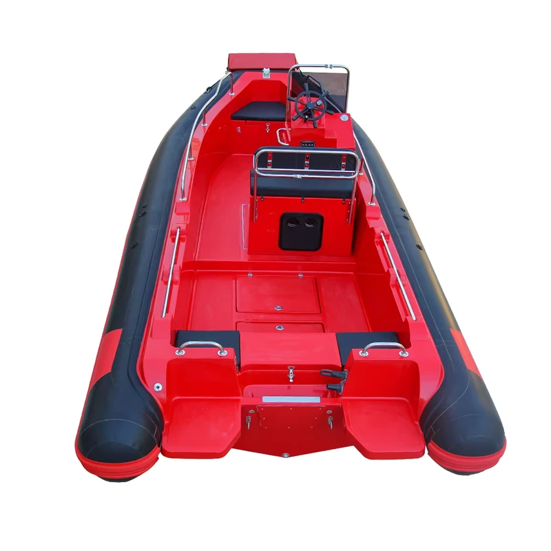 19 Fuß Luxus Fiberglas RIB Boot (Hypalon/PVC Luftig) mit einem RIB580d Motor und Rumpf für eine Yacht