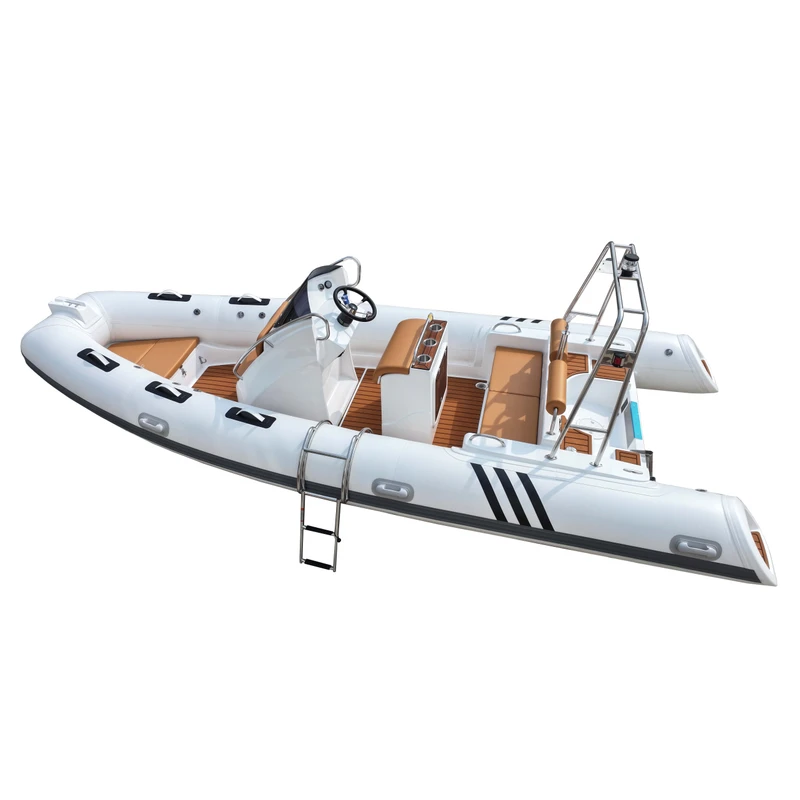 Barco inflable RIB de 19 pies, casco profundo de grado marino RIB 580 Hypalon