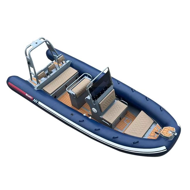 19 Fuß RHIB 580 Deep V Rumpf Hypalon PVC Aluminium RIB aufblasbare Boote