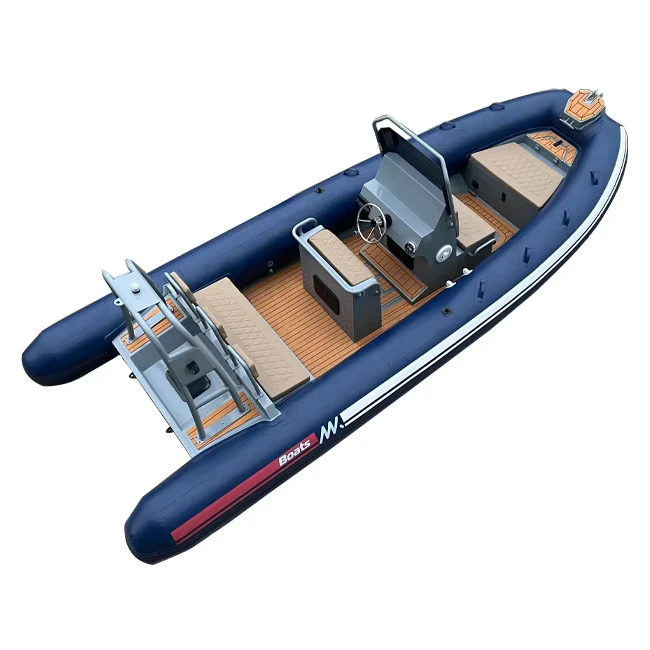 Botes Inflables RIB de 19 pies RHIB 580 Casco Deep V Hypalon PVC de Aluminio