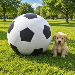 1m 2m 3m Inflatable Football Balloon Custom Size Advertising Soccer Ball Model for Commercial Entertainment Show