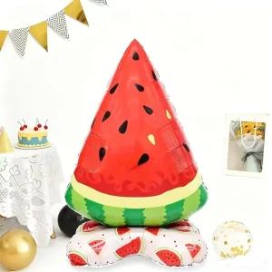 1pc Balão de Melancia Extra Grande de 61 Polegadas, Decoração para Festa com Tema do Havai, Suprimentos para Festa de Verão, Acessórios para Fotografia