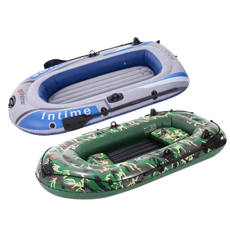 Barco de Remo Inflable de PVC para 2-3 Personas de 230cm, Kayak, Balsa, Dinghy, Hovercraft, Barco de Vela