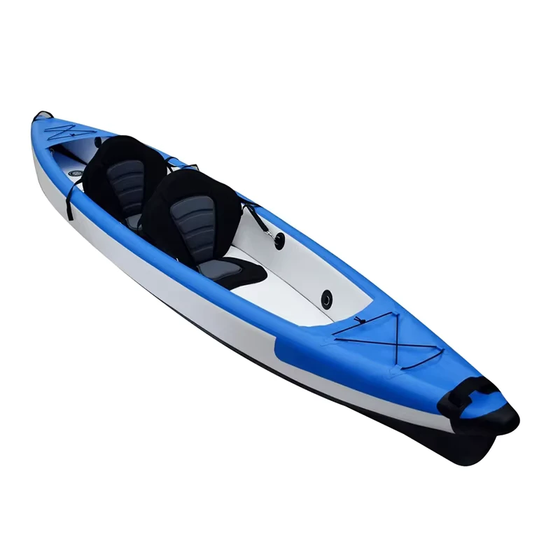 2 Person Inflatable Kayak Customised Professional Manufacturer 2 Fishing Kayak 2 Person with Engine 12f