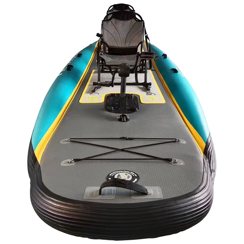 2-Personen Tandem aufblasbare Kajaks verstärktes Drop Stitch für Erwachsene Kinder FK004