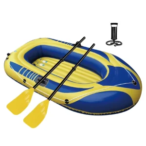 2 Persons Inflatable Fishing Boat Thicken 0.6mm PVC Inflatable Boat