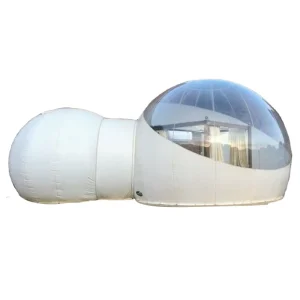 2 Room Large Outdoor Single Tunnel House Clear Inflatable Transparent Dome Bubble Tent