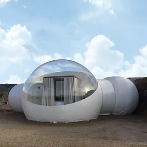 Tenda gonfiabile a cupola grande per esterni con 2 stanze per campeggio