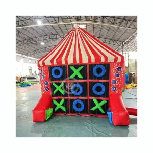 2 in 1 Carnival Inflatable Sport Games Giant Inflatable Tic Tac Toe Connect 4 Games for Event