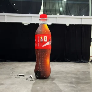 2.2M High Big Inflatable Cola Bottle Custom Inflatable Bottle for Brand Advertising Equipment Advertising Inflatable Drink Can