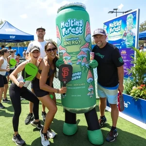 2.2m Inflatable Drink Can Suit Inflatable Bottle Costume Advertising Inflatable Mascot Costume for Beverage Brand Promotion