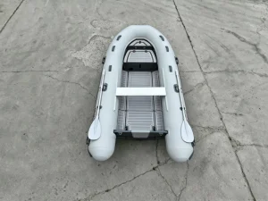 2.7 Meters Compact RIB CE Certified Supplier Aluminum Hull Inflatable Fishing Boat Factory OEM Pontoon Boat