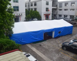 Tenda Dome Inflatable PVC Tahan Udara Luar Ruangan 20*10*5 Meter, Marquee Inflatable
