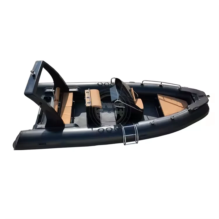 20-футовый жесткий надувной каяк RHIB 580 из ПВХ/Гипалона