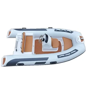 20 Years Factory Hypalon Fiberglass Inflatable Rigid RIB Boat Semi Rigid Marine Dinghy RIB360C for Diver Use CE Certified 6