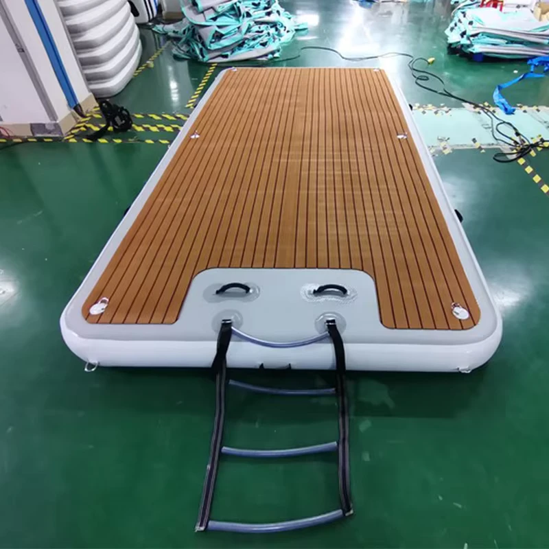 Docks Gonfiabili Galleggianti Spessi 20cm con Scala