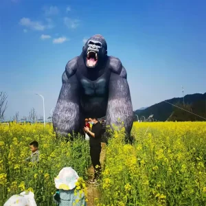 20ft 맞춤형 대형 인플레이터블 광고 만화 맞춤 디자인 인플레이터블 마스코트 동물 고릴라