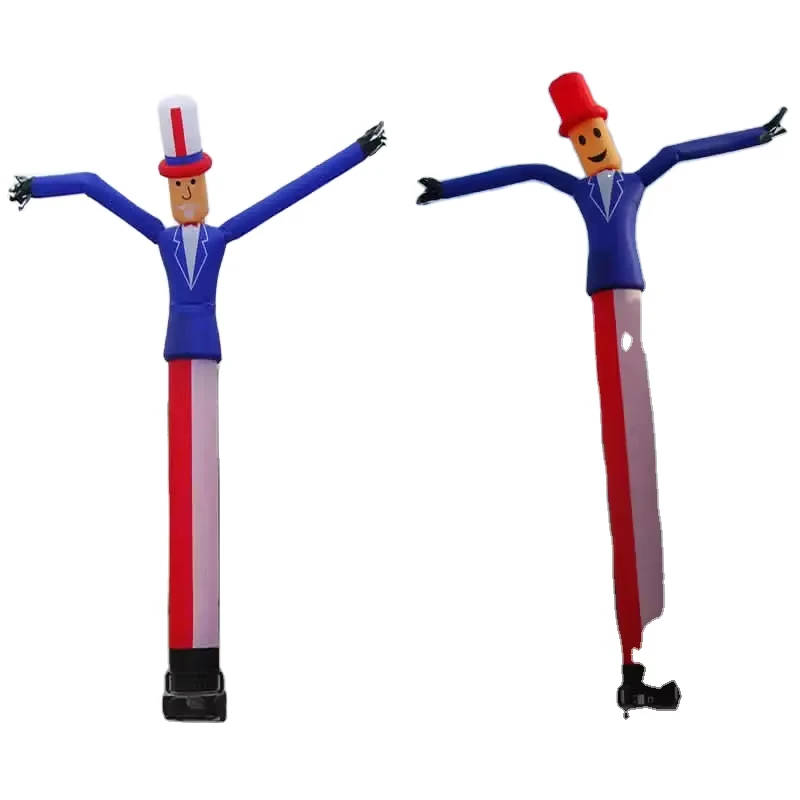 20ft Mini Inflatable Tube Man Sky Air Dancer with 1 or 2 Leg for Wedding Sale Event Skydancer