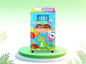 Mesin Penjual Otomatis Balon Kartun Inflatable Layar Sentuh 21.5 Inci dengan Fungsi SDK