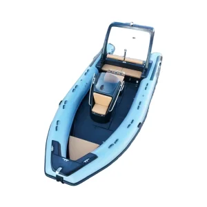 Thuyền đánh cá 21 feet với thân Hypalon 10 mét và thân V sâu cho tốc độ và độ ổn định, phù hợp cho các hoạt động cứu hộ và giải trí