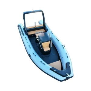 22 Foot RIB680 Fiberglass Hull Inflatable Luxury Patrol Boat