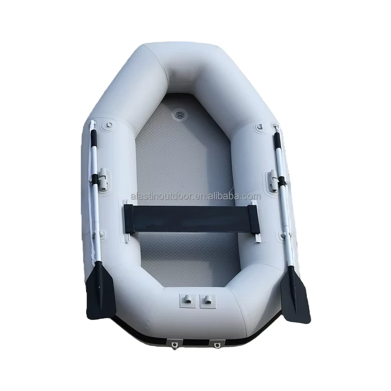 Perahu Memancing Inflatable PVC 230 260 280CM, Kayak Dayung, Dinghy dengan Pompa Udara dan Dayung