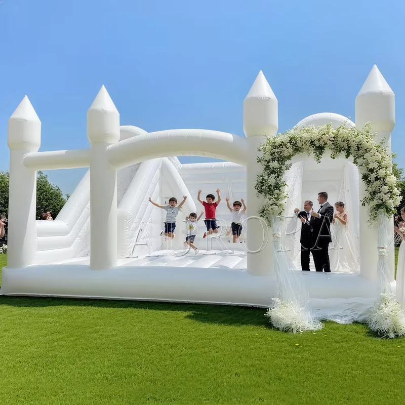Castillo inflable de 23x16 pies para niños, castillo de bodas inflable, castillo saltarín comercial