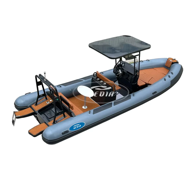 Barco de Alumínio de 24 Pés, Tender Desportivo, Barco de Pesca, Rib Schlauchboot 7m