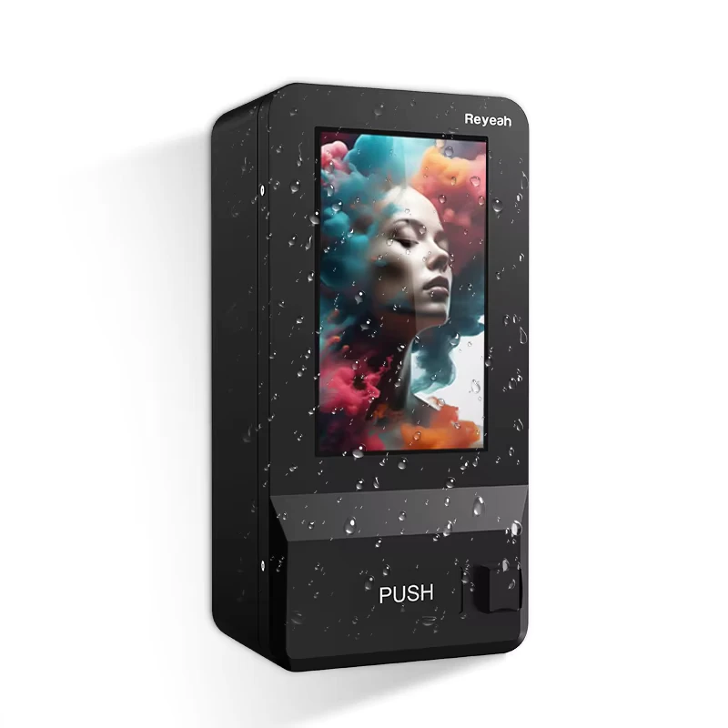 24 Hours Self Service IP65 Waterproof Vending Machine Wall Mounted Installed Outdoors