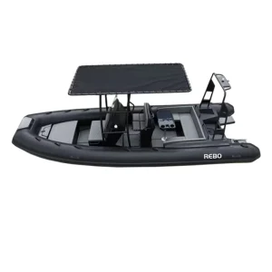 thuyền cao su 9.6m hạng sang Rhib960, thuyền bơm hơi hai vỏ bằng nhôm cứng Orca Hypalon PVC dài 33.5 foot để bán