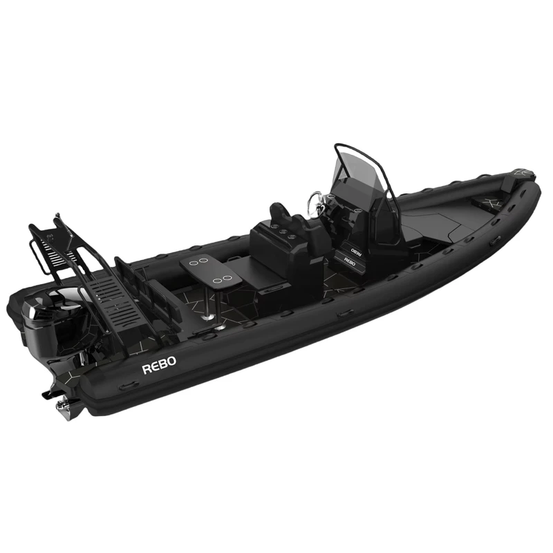 Caiaque Inflável de Alumínio Hypalon PVC RHIB 760 ORCA de 25 pés Personalizado com Mesa