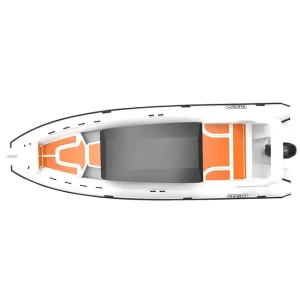 Thuyền bơm hơi ORCA Hypalon 25 foot RHIB 760 thể thao bằng nhôm