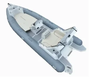 25feet Semi Rigid Hull Inflatable Boat Speed Dinghy Rib Boat for Sale