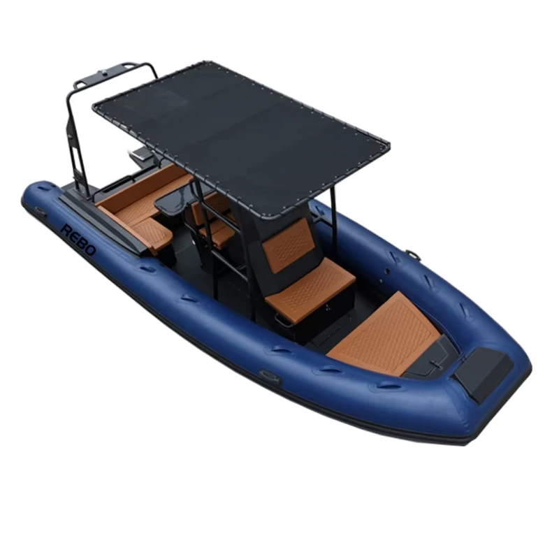 เรือยางอลูมิเนียม RIB แบบกำหนดเองขนาด 25 ฟุต RHIB 760 ทนทาน