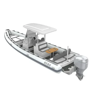 25ft RHIB 760 Hoge Prestaties Duurzaam Aluminium RIB Opblaasbare Boot