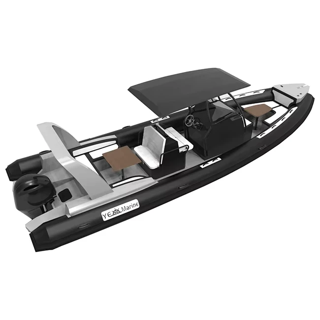860 Orca Sea Wolf Aluminum Hull Ribcraft Inflatable Boat with 29-Foot Luxury Cushion 860 Orca Sea Wolf Aluminum Hull RIB Boat