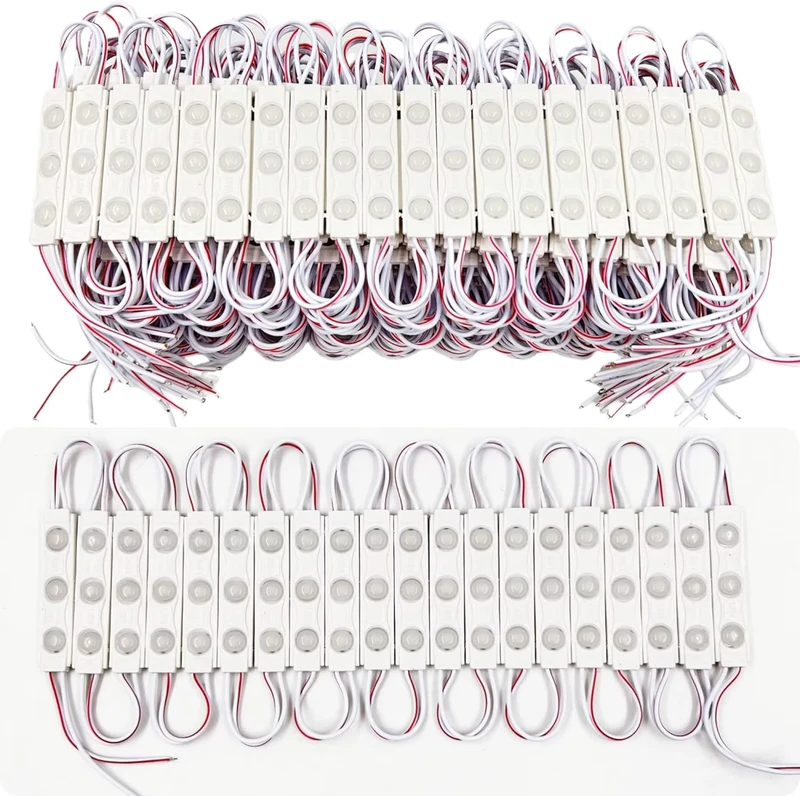 2W 12V DC LED Modul IP20 Außenanwendung - Schaufenster-Dekorationslichtband mit Kleberückseite für aufblasbare Dekorationen