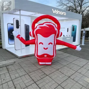 Dançarino de Ar Inflável de Braço Acenando Personalizado de 2m para Loja de Eletrónica de Telefone Móvel