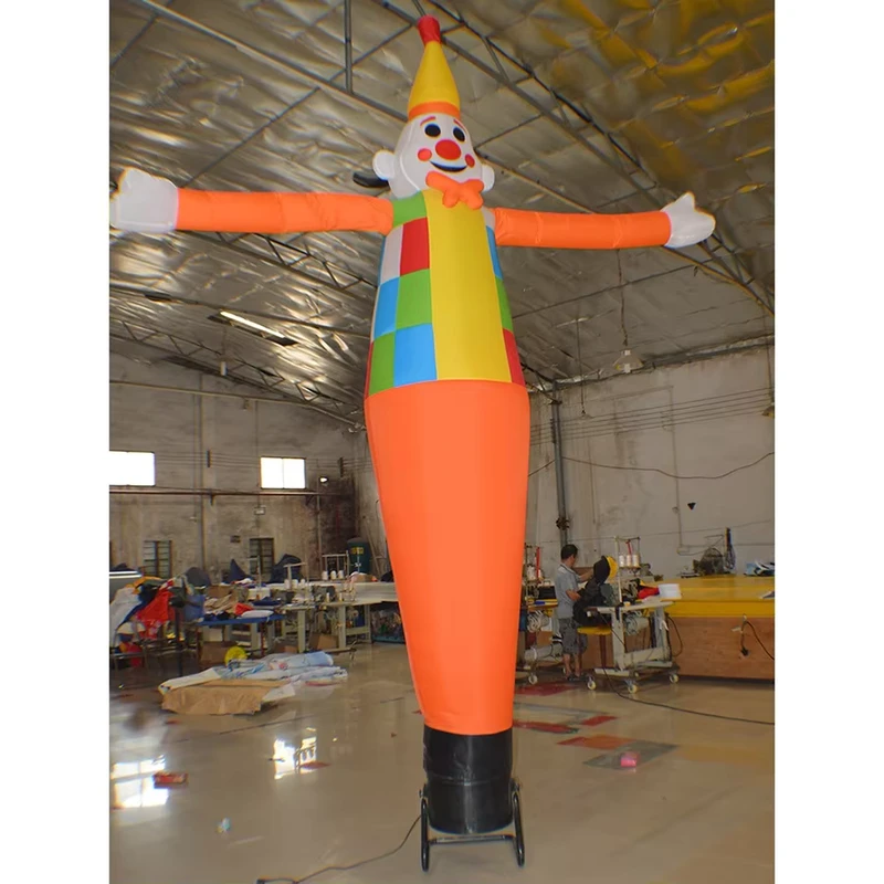Hombre tubo danzante inflable de 2m mini muñeco de publicidad en oxford con soplador para exhibición en mostrador