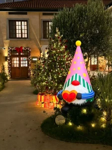 2m Inflatable Christmas Gnomes Tomte Nisse Kabouter Little Man Dwarf LED Lighted Yard Decorations