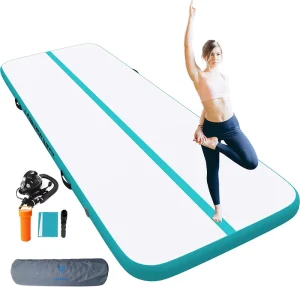 3 4 5 6m Length Air Track Tumbling Mat Inflatable Air Track Gymnastics Inflatable Tumble Airtrack with Electric Air Pump