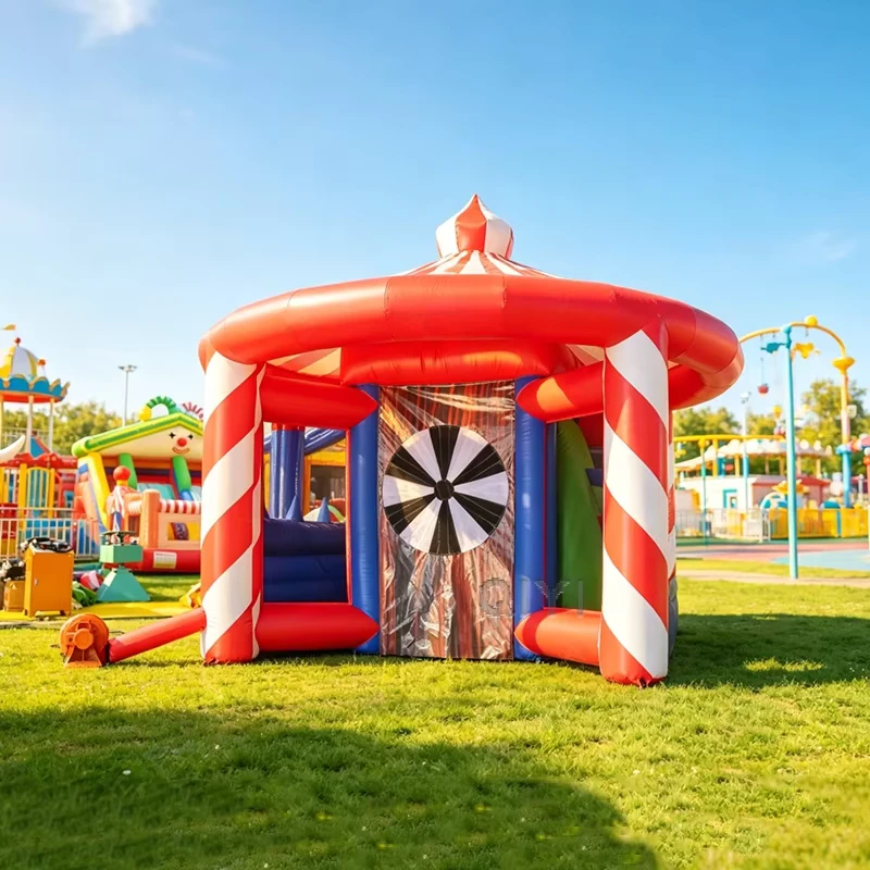 3 In 1 Festival Inflatable Toss Game Party Rental Equipment For Events Interactive Carnival Combined Games