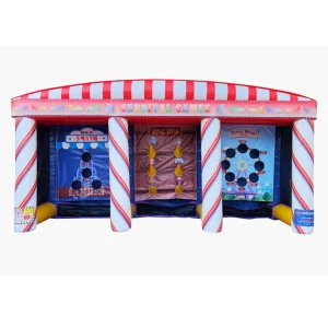 3 In 1 Outdoor Commercial Sports Game Inflatable Carnival Game Inflatable Sports Game