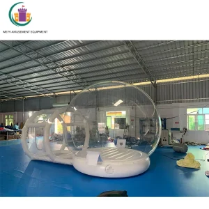 Dome Gonfiabile a Bolle con Diametro di 3 Metri, Casa Gonfiabile con Pavimento Inferiore Ermetico, Tendone Gonfiabile