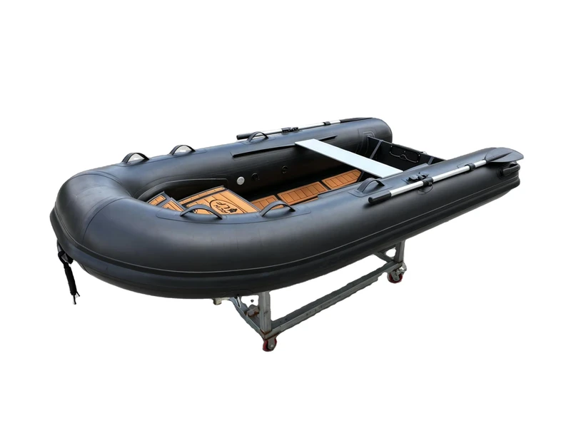 3 Meters RIB CE Certified Supplier Aluminum Hull Rigid Inflatable Fishing Boat Factory Customized Pontoon Boat