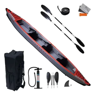 3 Person High Pressure All Drop Stitch Inflatable Kayak with Drifting 0.9mm Thick 80cm Wide