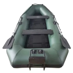 3 Person Inflatable PVC Dinghy Boat for River Lake Sports Fishing Raft Use